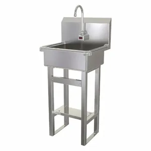 SANI-LAV 725A.5 Hand Free Sink, 0.5 GPM Flow Rate, 43 1/2 Inch Overall Height | CT9VZM 468C31