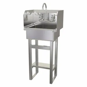 SANI-LAV 727F.5 Hand Sink, 0.5 GPM Flow Rate, 43 1/2 Inch Overall Height | CT9VUQ 468C53