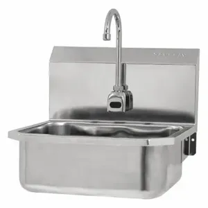 SANI-LAV ES2-505L-0.5 Hands-Free Wall Mounted Sink, 0.5 GPM Flow Rate, Wall | CT9WCZ 48TF92