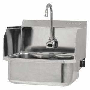 SANI-LAV ES2-507L-0.5 Hands-Free Wall Mounted Sink, 0.5 GPM Flow Rate, Wall | CT9WDH 48TF94