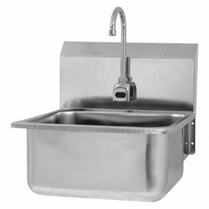 SANI-LAV ES2-525L-0.5 Hands-Free Wall Mounted Sink, 0.5 GPM Flow Rate, Wall | CT9WCV 48TG19