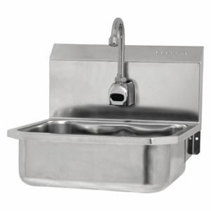 SANI-LAV ES2-605L-0.5 Hands-Free Wall Mounted Sink, 0.5 GPM Flow Rate, Splash | CT9WCD 48TF54