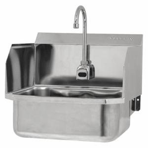 SANI-LAV ESB2-507L-0.5 Hands-Free Wall Mounted Sink, 0.5 GPM Flow Rate, Wall | CT9WCY 48TG03