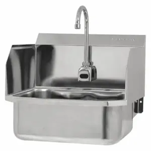 SANI-LAV ESB2-507L-0.5 Hands-Free Wall Mounted Sink, 0.5 GPM Flow Rate, Wall | CT9WCY 48TG03