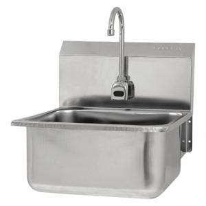 SANI-LAV ESB2-525L-0.5 Hands-Free Wall Mounted Sink, 0.5 GPM Flow Rate, Wall | CT9WCW 48TG21