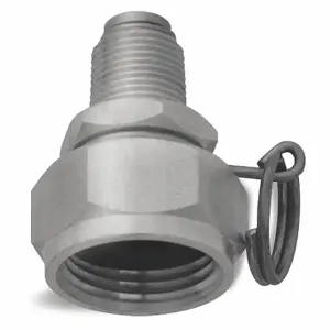 SANI-LAV N12S Nozzle and Hose Adapter Female GHT/Male NPT Connection, Stainless Steel | CT9VTQ 46CF38