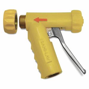 SANI-LAV N1TY Spray Nozzle, 7 Gpm, Yellow, 4 39/64 Inch Lg, 3/4 Inch Ght Female Inlet, Brass | CT9WAM 46CF33