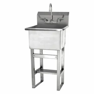 SANI-LAV U1818F Utility Sink, Sani-Lav, 45 1/2 Inch OverallHeight, 21 Inch Overall Length | CT9WBC 48UM16