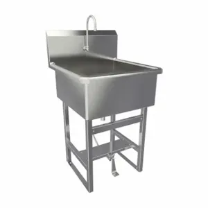 SANI-LAV U24241 Utility Sink, Sani-Lav, 45 1/2 Inch OverallHeight, 27 Inch Overall Length | CT9WBM 48UM19