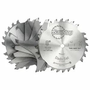 SAWSTOP BTS-DS8-2402 Dado Blade, 8 Inch Dia, 15/16 Inch | CT9XAE 799EG9