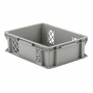 SCHAEFER EF4123.GY1 EF Stacking Container 16 x 12 x 5 Gray | AD9WNF 4VL81