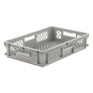 SCHAEFER EF6123.GY1 EF Stacking Container 24 x 16 x 5 Gray | AD9WNK 4VL85