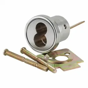 SCHLAGE 20-079 626 Lfic Cylinder Rim Housing Without Core, Satin Chrome, 1 3/4 Inch Door Thick, 6 Pins | CU2AGR 28XN89