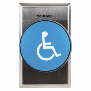 SCHLAGE 625BLH Electronics Push To Exit Button, Flush Mounted, Momentary | CU2AGQ 457D48