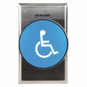 SCHLAGE 625BLH Electronics Push To Exit Button, Flush Mounted, Momentary | CU2AGQ 457D48