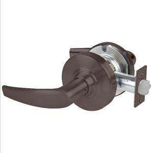 SCHLAGE ALX10 ATH 613 Door Lever Lockset, Grade 2, Curved Lever, Oil Rubbed Bronze, Non Keyed | CN2QRF AL10S JUPITER 613 / 36Z028