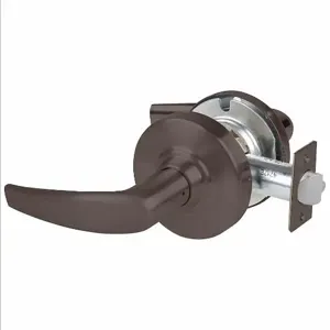 SCHLAGE ALX10 ATH 613 Door Lever Lockset, Grade 2, Curved Lever, Oil Rubbed Bronze, Non Keyed | CN2QRF AL10S JUPITER 613 / 36Z028