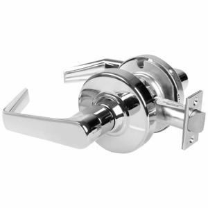 SCHLAGE ALX10 SAT 625 Türhebelschloss-Set, Klasse 2, gerader Rückholhebel, helles Chrom, ohne Schlüssel | CT9YQA 793NH5