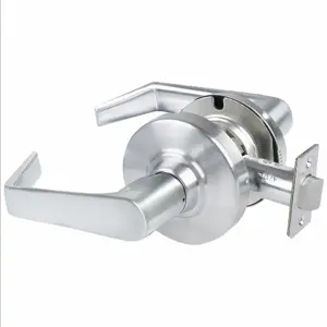 SCHLAGE ALX10 SAT 626 Door Lever Lockset, Grade 2, Straight Return Lever, Satin Chrome, Non Keyed | CN2QRK AL10S SATURN 626 / 36Z035