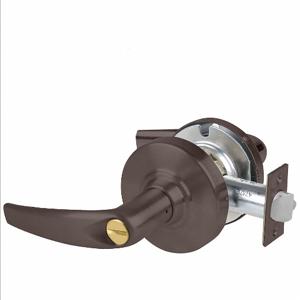 SCHLAGE ALX40 ATH 613 Door Lever Lockset, Grade 2, Curved Lever, Oil Rubbed Bronze | CN2QRL AL40S JUPITER 613 / 36Z037