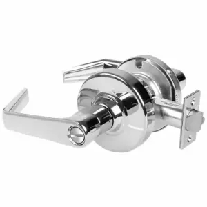 SCHLAGE ALX40 SAT 625 Door Lever Lockset, Grade 2, Straight Return Lever, Bright Chrome, Non Keyed | CT9YQB 793NJ2