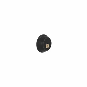 SCHLAGE B60N 622 Deadbolt, 1, Matte Black, C, Different | CT9XHA 49Z986