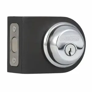 SCHLAGE B60N 625 Deadbolt, 1, Bright Chrome, C, Different | CT9XGU 49Z987