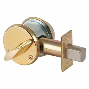 SCHLAGE B660P 605 Deadbolt, 1, Bright Brass, C, Different | CT9XGQ 45EJ29