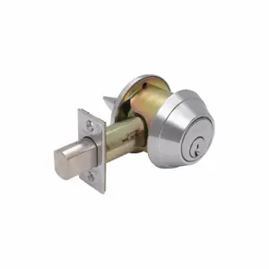 SCHLAGE B660P 626 Deadbolt, 1, Satin Chrome, C, Different | CT9XHD 28XV74