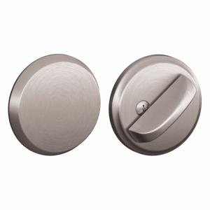 SCHLAGE B81N 626 One-Sided Deadbolt Thumbturn, 1, Satin Chrome, Not Keyed | CT9XHQ 457F92