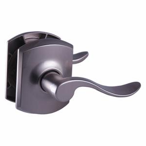 SCHLAGE F10 ACC 619 GRW Door Lever Lockset, Grade 2, Accent, Satin Chrome | CT9XLF 45EH64