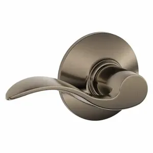 SCHLAGE F10 ACC 620 Door Lever Lockset, Grade 2, Accent, Antique Pewter, Not Keyed | CT9XKF 45EH65