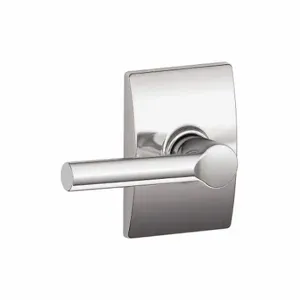 SCHLAGE F10 BRW 625 CEN Door Lever Lockset, Grade 2, Broadway/Century, Bright Chrome, Not Keyed | CT9XYP 49ZH38