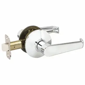 SCHLAGE F10 ELA 625 Door Lever Lockset, Grade 2, Elan, Bright Chrome | CT9YBU 45EH84