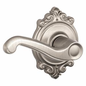 SCHLAGE F10 FLA 619 BRK Türhebelschloss-Set, Klasse 2, Flair/Brookshire, satiniertes Nickel, nicht verschlüsselt | CT9YFJ 49ZJ17