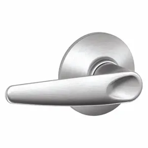 SCHLAGE F10 JAZ 626 Door Lever Lockset, Grade 2, Jazz, Satin Chrome | CT9YHP 45EJ01