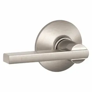 SCHLAGE F10 LAT 619 Door Lever Lockset, Grade 2, Latitude, Satin Nickel | CT9YJL 45EJ02