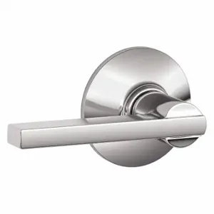 SCHLAGE F10 LAT 625 Door Lever Lockset, Grade 2, Latitude, Bright Chrome | CT9YJB 45EJ04