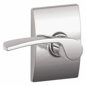 SCHLAGE F10 MER 625 CEN Door Lever Lockset, Grade 2, Merano/Century, Bright Chrome, Not Keyed | CT9ZGB 49ZJ42