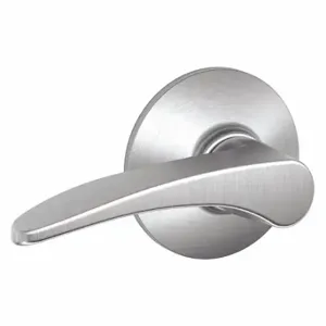 SCHLAGE F10 MNH 626 Door Lever Lockset, Grade 2, Manhattan, Satin Chrome | CT9YLH 45EJ11