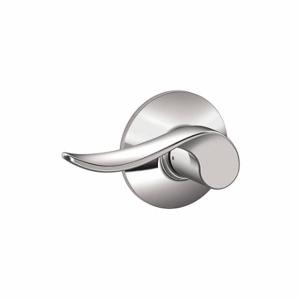 SCHLAGE F10 SAC 625 Door Lever Lockset, Grade 2, Sacramento, Bright Chrome, Not Keyed | CT9YPR 49ZJ56