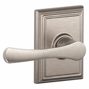 SCHLAGE F10 VLA 619 ADD Door Lever Lockset, Grade 2, Avila/Addison, Satin Nickel, Not Keyed | CT9XVT 49ZJ88