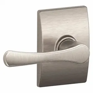 SCHLAGE F10 VLA 619 CEN Door Lever Lockset, Grade 2, Avila/Century, Satin Nickel, Not Keyed | CT9XVV 457H64