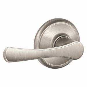 SCHLAGE F10 VLA 619 Door Lever Lockset, Grade 2, Avila, Satin Nickel | CT9XVD 45EJ26