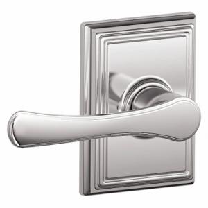 SCHLAGE F10 VLA 625 ADD Door Lever Lockset, Grade 2, Avila/Addison, Bright Chrome, Not Keyed | CT9XVP 49ZJ90