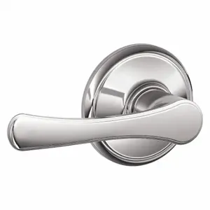 SCHLAGE F10 VLA 625 Door Lever Lockset, Grade 2, Avila, Bright Chrome, Not Keyed | CT9XVA 49ZJ89