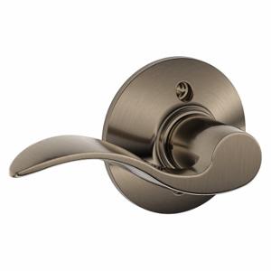 SCHLAGE F170 ACC 620 LH Door Lever Lockset, Grade 2, Accent, Antique Pewter, Not Keyed | CT9XKD 49ZK39