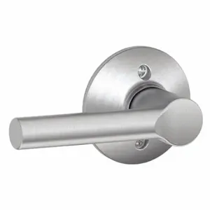 SCHLAGE F170 BRW 626 Door Lever Lockset, Grade 2, Broadway, Satin Chrome, Not Keyed | CT9XYB 49ZL22