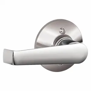 SCHLAGE F170 ELA 625 Door Lever Lockset, Grade 2, Elan, Bright Chrome, Not Keyed | CT9YBW 49ZM30