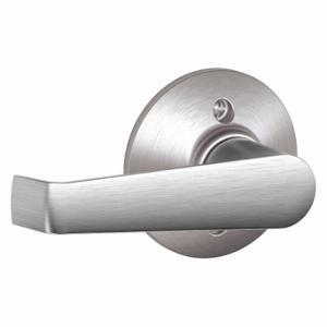 SCHLAGE F170 ELA 626 Door Lever Lockset, Grade 2, Elan, Satin Chrome, Not Keyed | CT9YBY 49ZM32